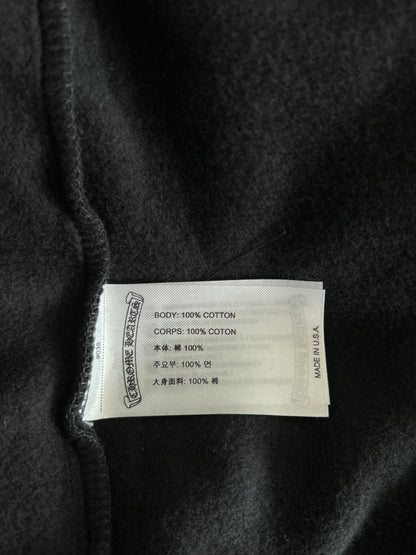 Chrome Hearts Black & Olive Script Zip Up Hoodie