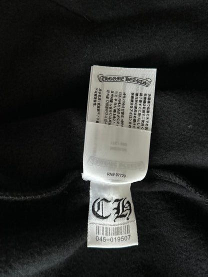 Chrome Hearts Black & Olive Script Zip Up Hoodie