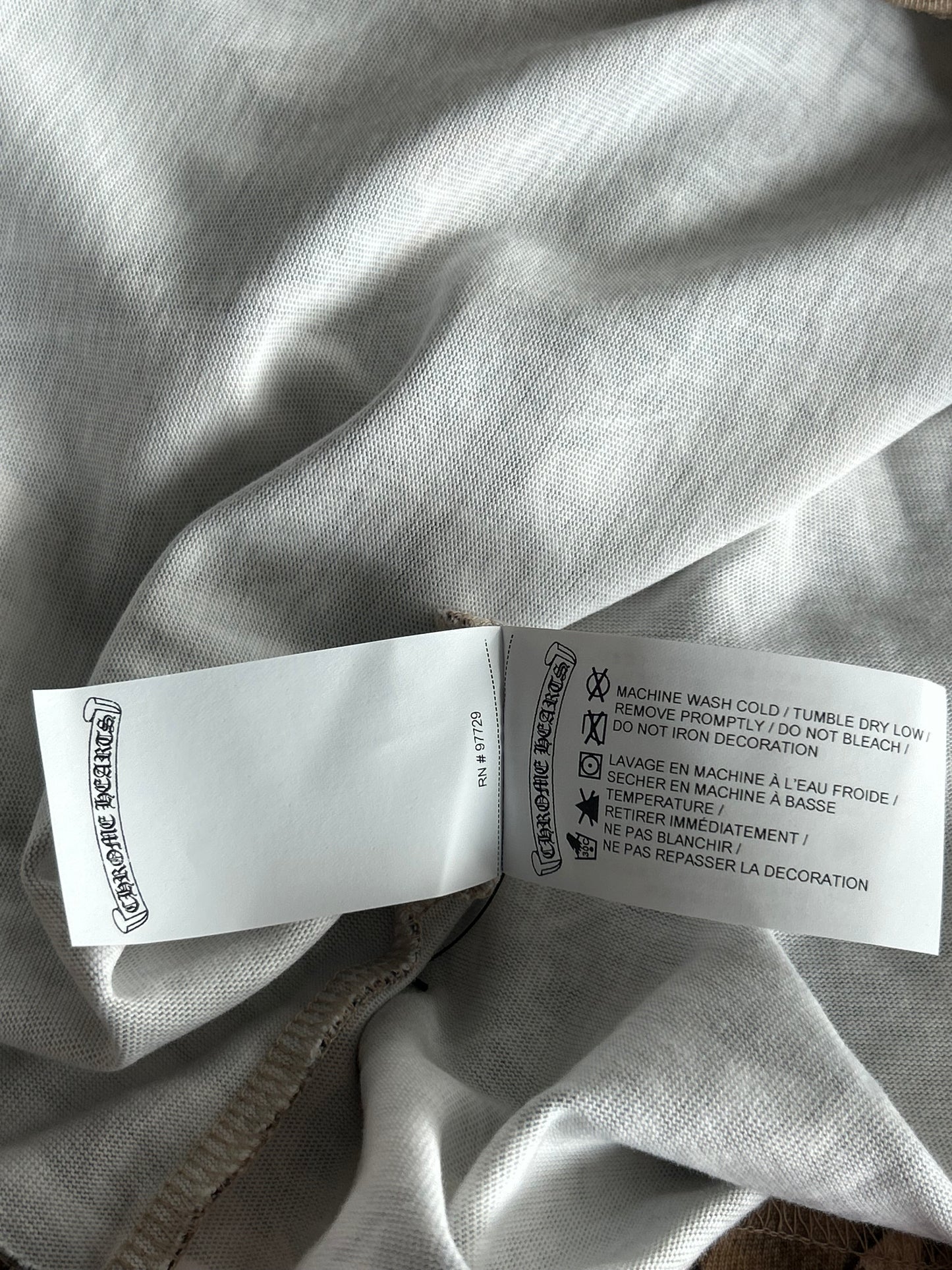 Chrome Hearts Nike NOCTA Camouflage Horseshoe Logo T-Shirt
