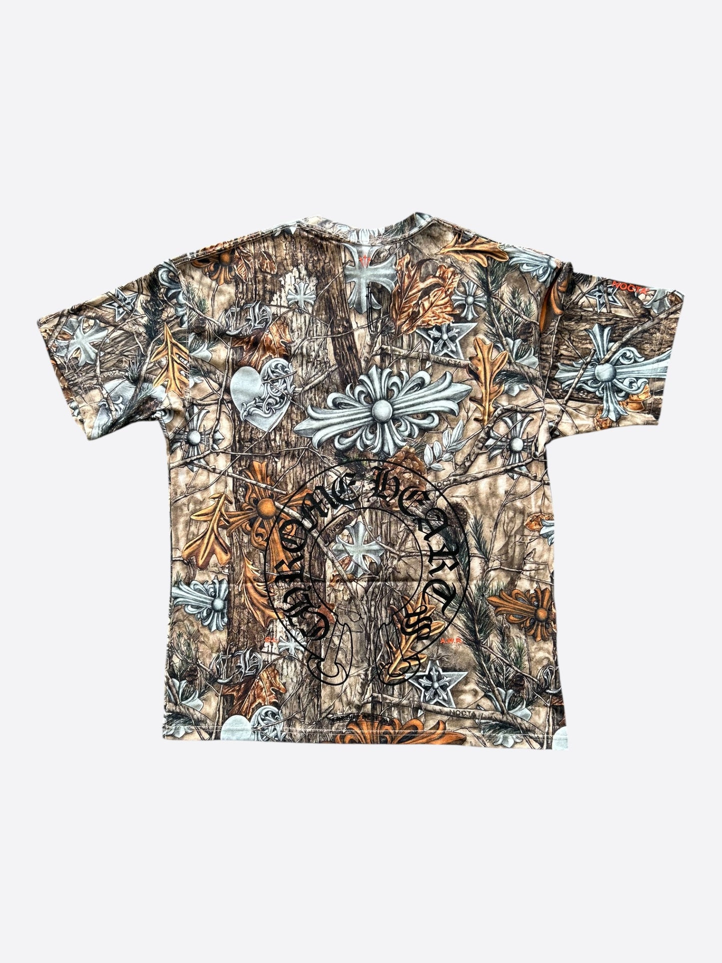 Chrome Hearts Nike NOCTA Camouflage Horseshoe Logo T-Shirt