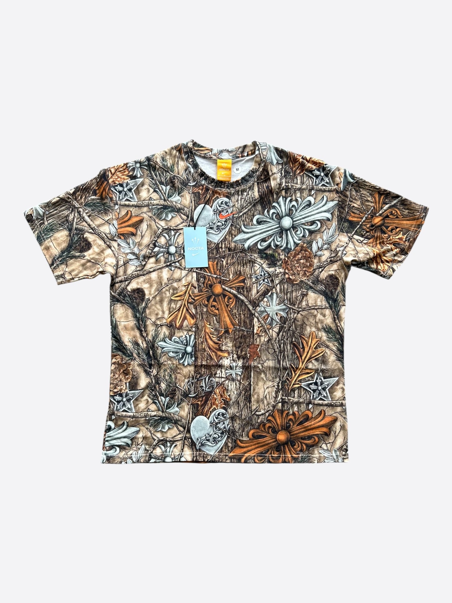 Chrome Hearts Nike NOCTA Camouflage Horseshoe Logo T-Shirt