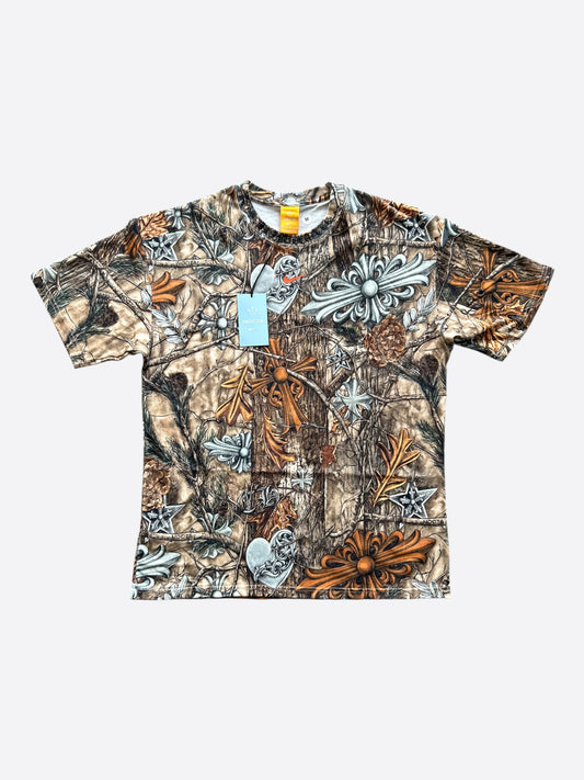 Chrome Hearts Nike NOCTA Camouflage Horseshoe Logo T-Shirt