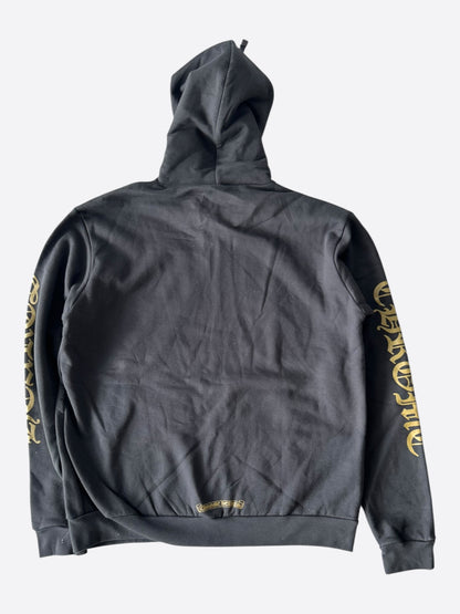 Chrome Hearts Black & Olive Script Zip Up Hoodie