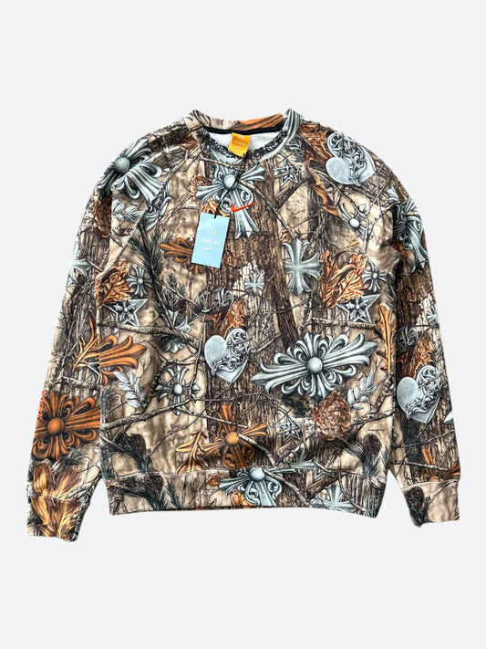 Chrome Hearts Nike NOCTA Camouflage Horseshoe Logo Sweater