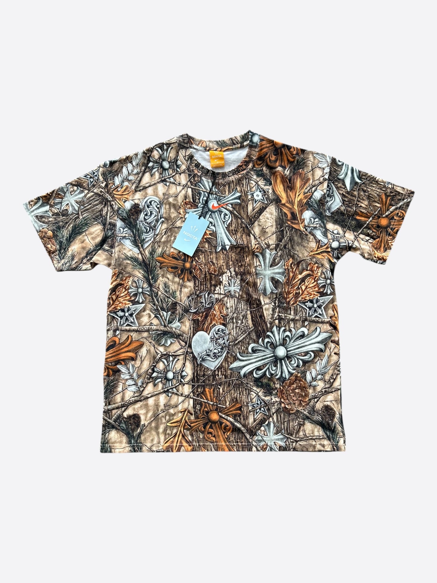 Chrome Hearts Nike NOCTA Camouflage Horseshoe Logo T-Shirt