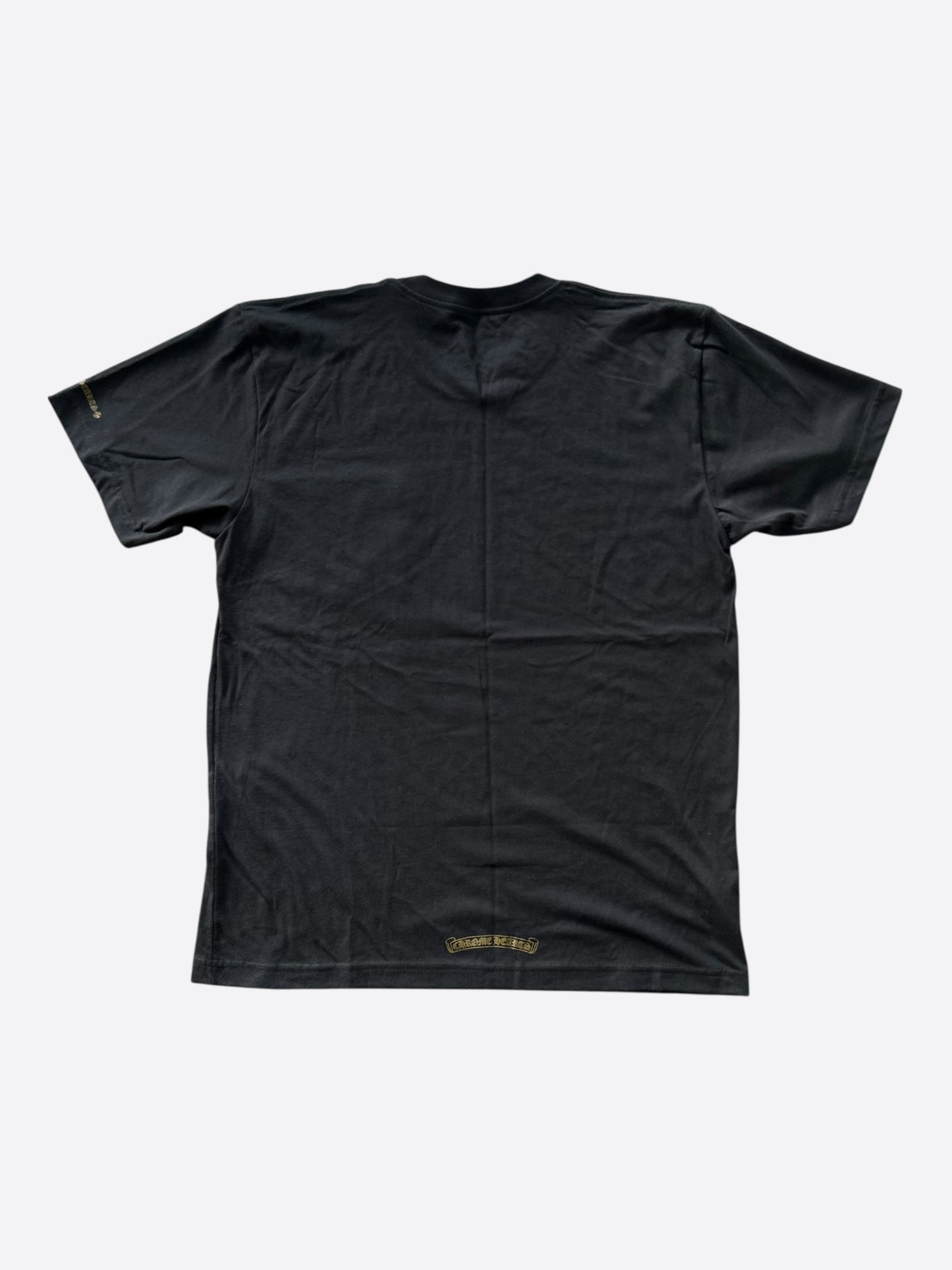 Chrome Hearts Black & Olive Neck Logo T-Shirt