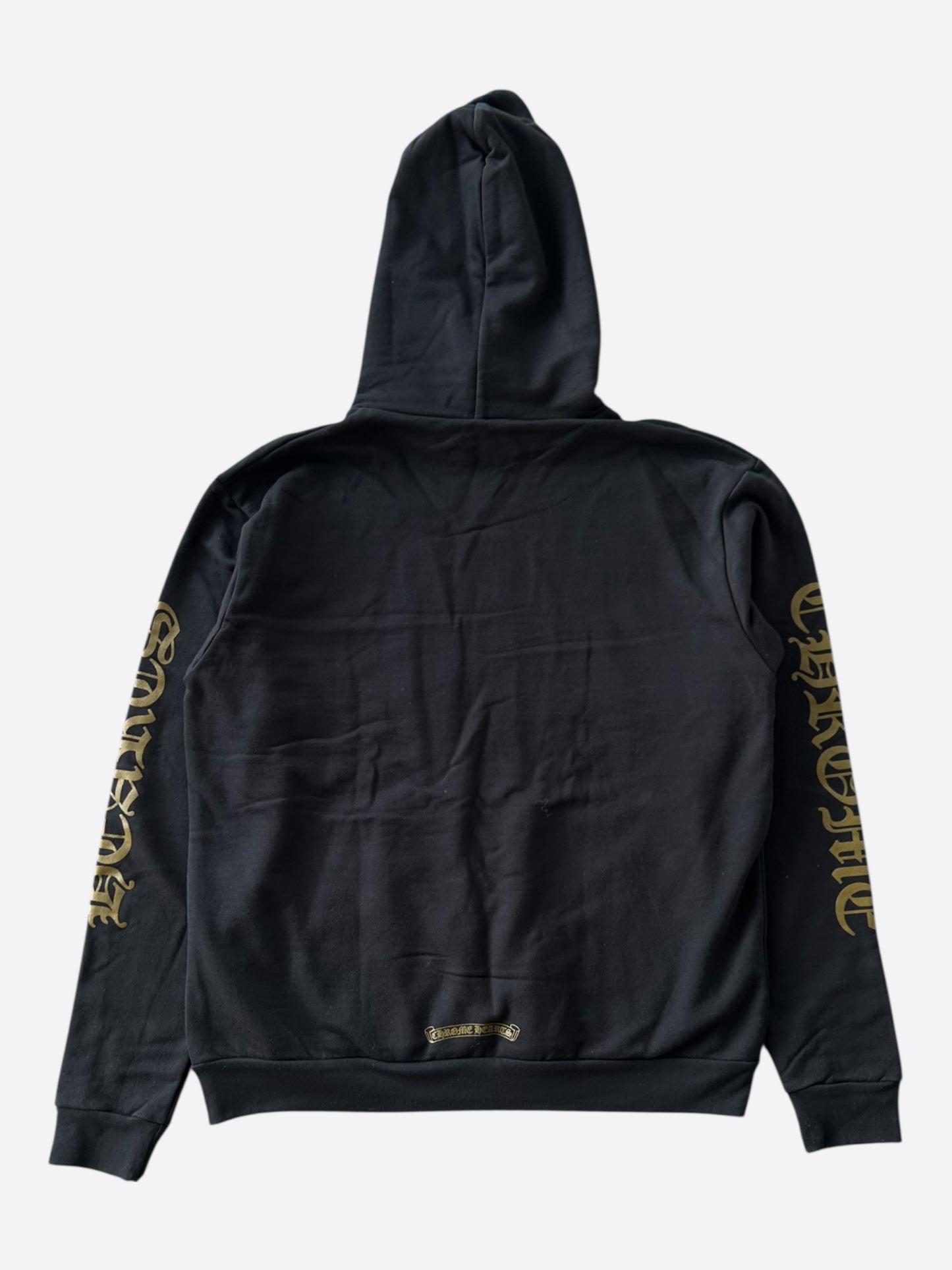 Chrome Hearts Black & Olive Script Logo Hoodie
