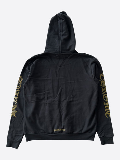 Chrome Hearts Black & Olive Script Logo Hoodie
