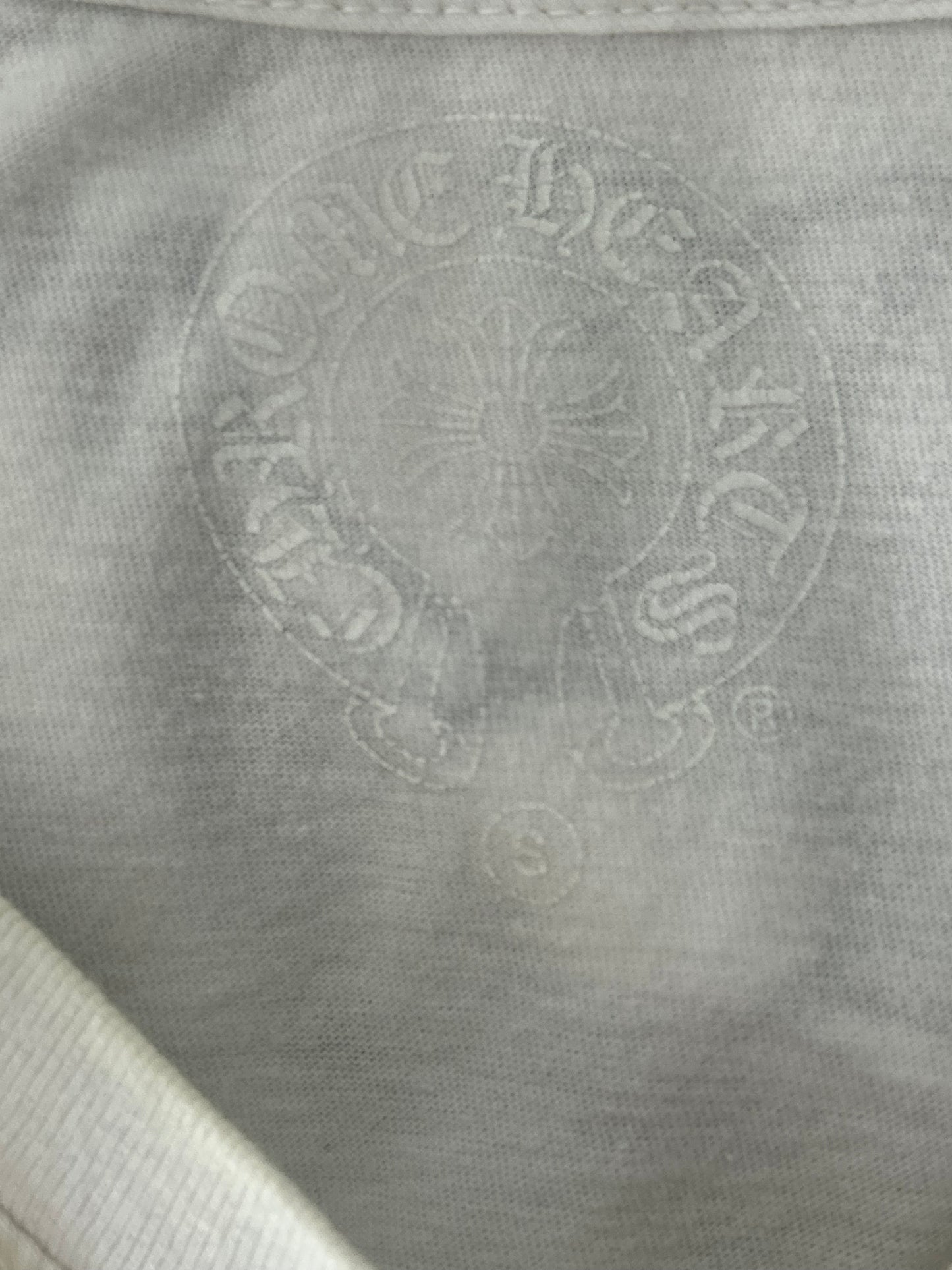 Chrome Hearts White & Black Taipei Horseshoe Logo T-Shirt
