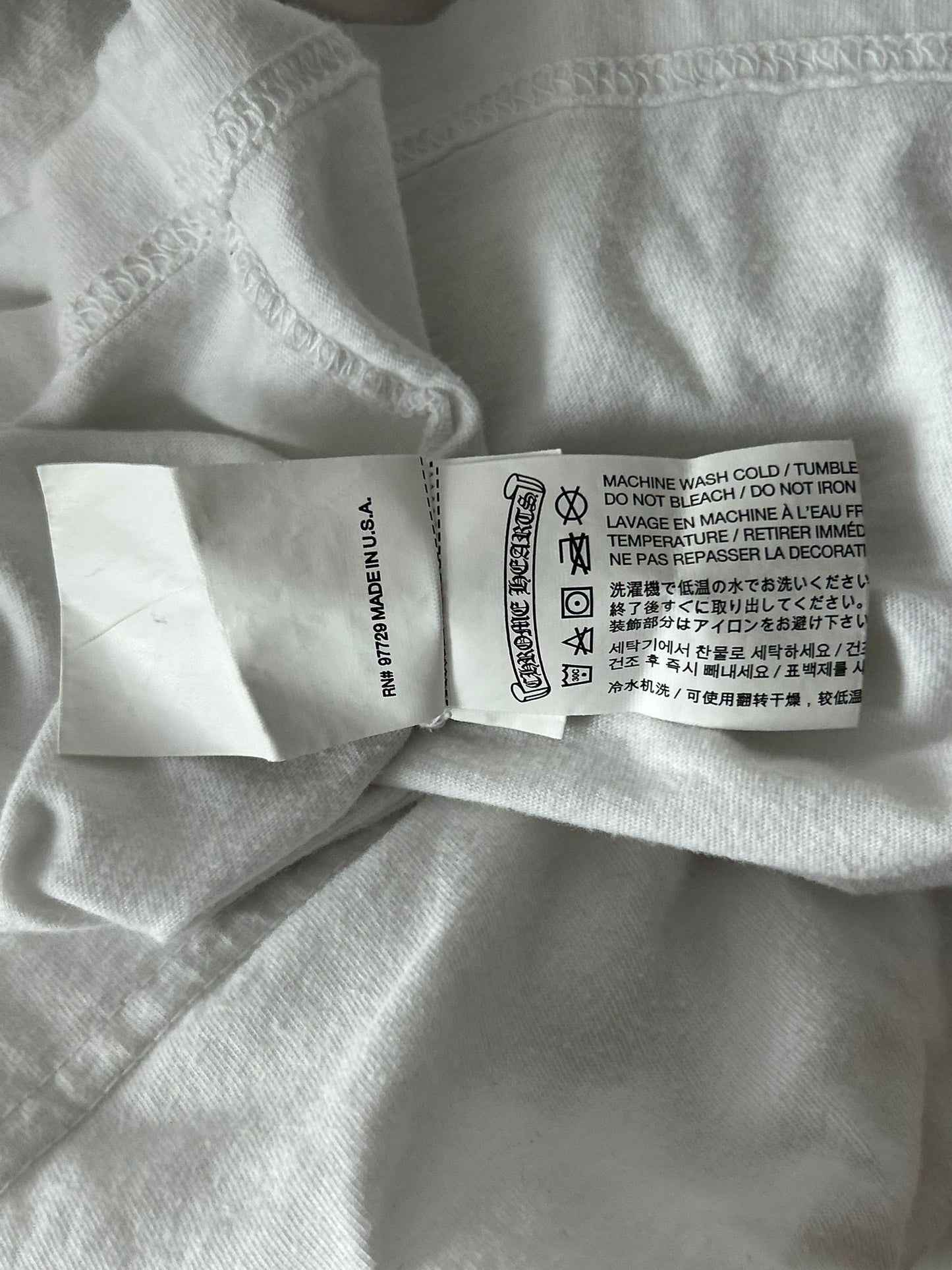Chrome Hearts White & Multicolor Welcome To Las Vegas T-Shirt