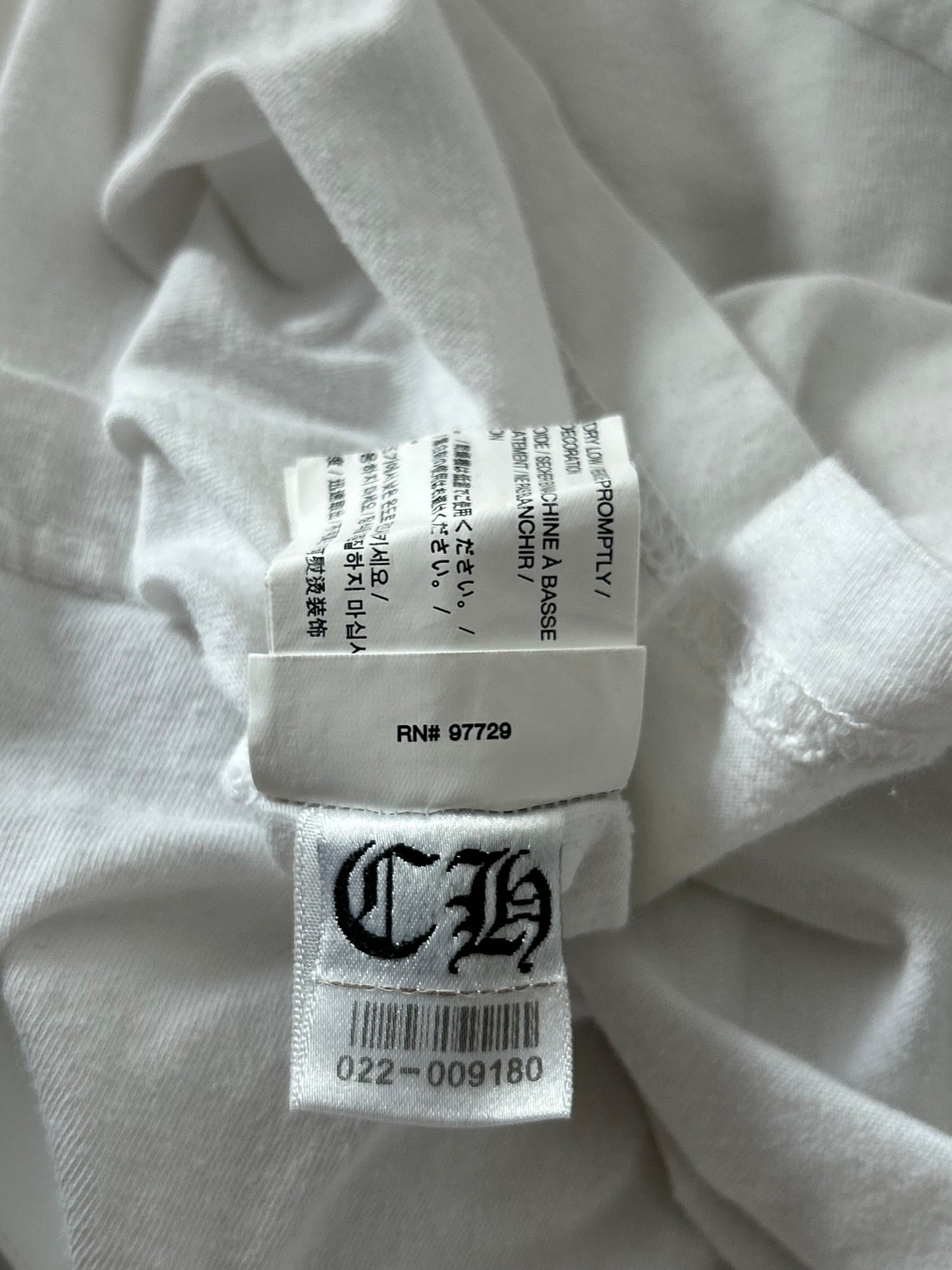 Chrome Hearts White & Multicolor Welcome To Las Vegas T-Shirt