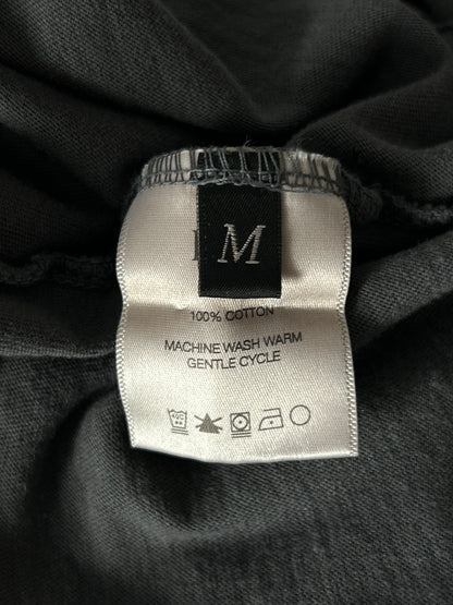 Enfants Riches Deprimes Faded Black & White Distressed Classic Logo T-Shirt