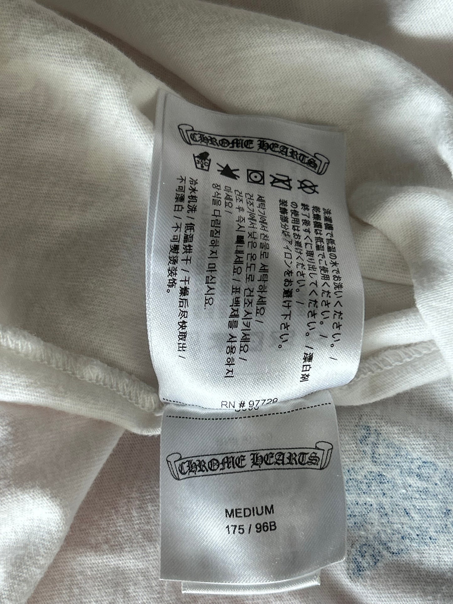Chrome Hearts White & Multicolor Cross Longsleeve T-Shirt