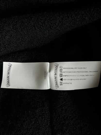 Chrome Hearts Black & Cheetah Cross Patch Cashmere Sweater