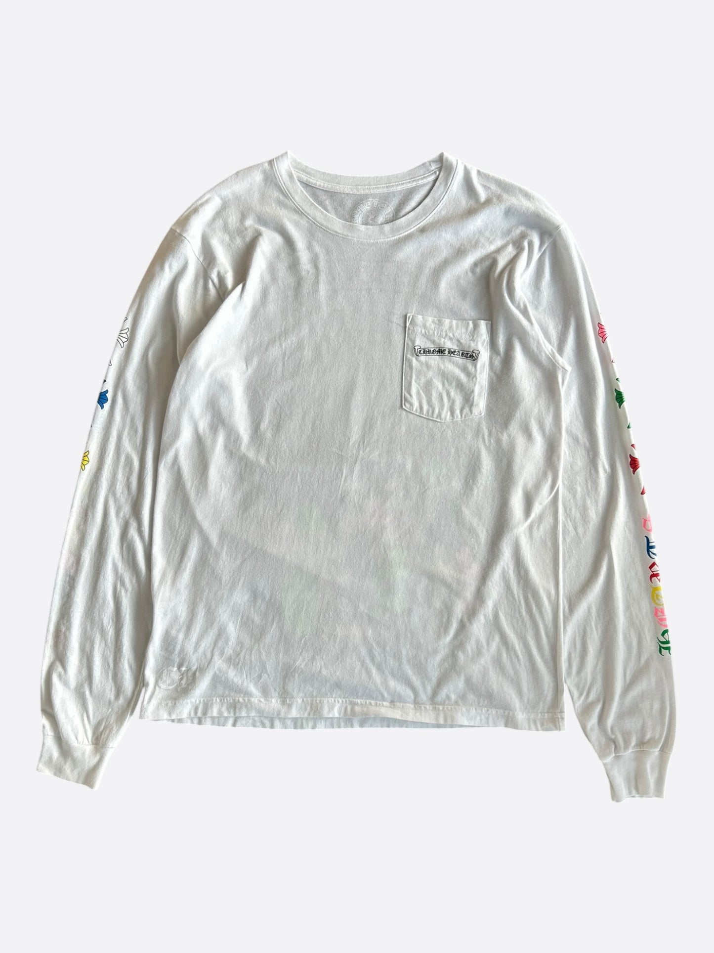 Chrome Hearts White & Multicolor Cross Longsleeve T-Shirt