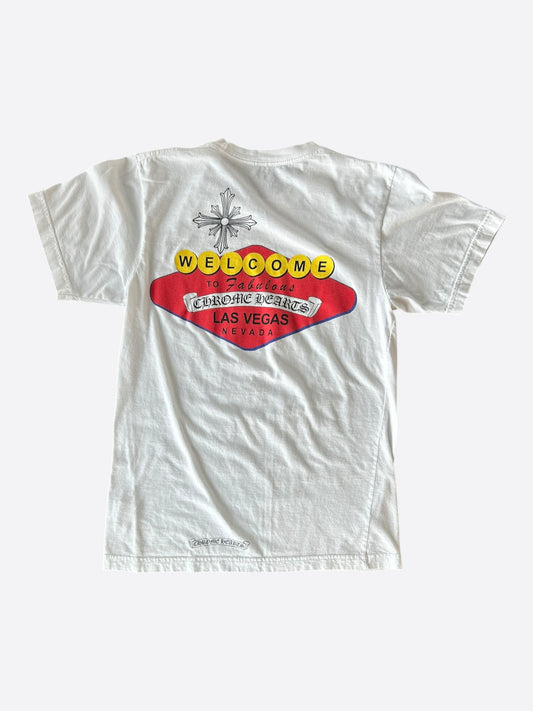 Chrome Hearts White & Multicolor Welcome To Las Vegas T-Shirt