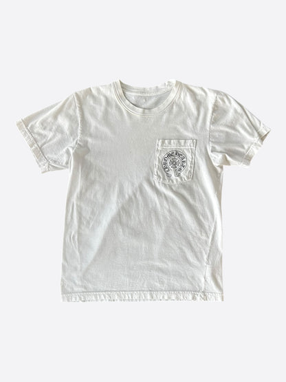 Chrome Hearts White & Black Taipei Horseshoe Logo T-Shirt