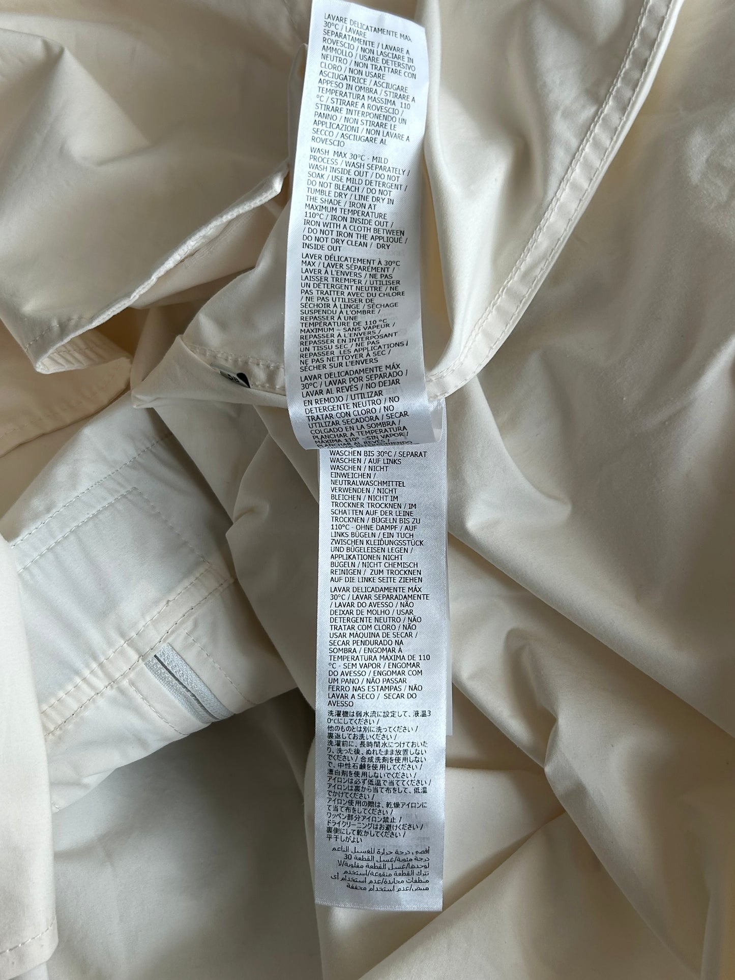 Gucci White & Multicolor Striped Logo Anorak