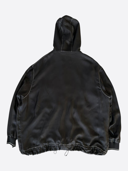 Prada Black & White Nylon Blouson Jacket