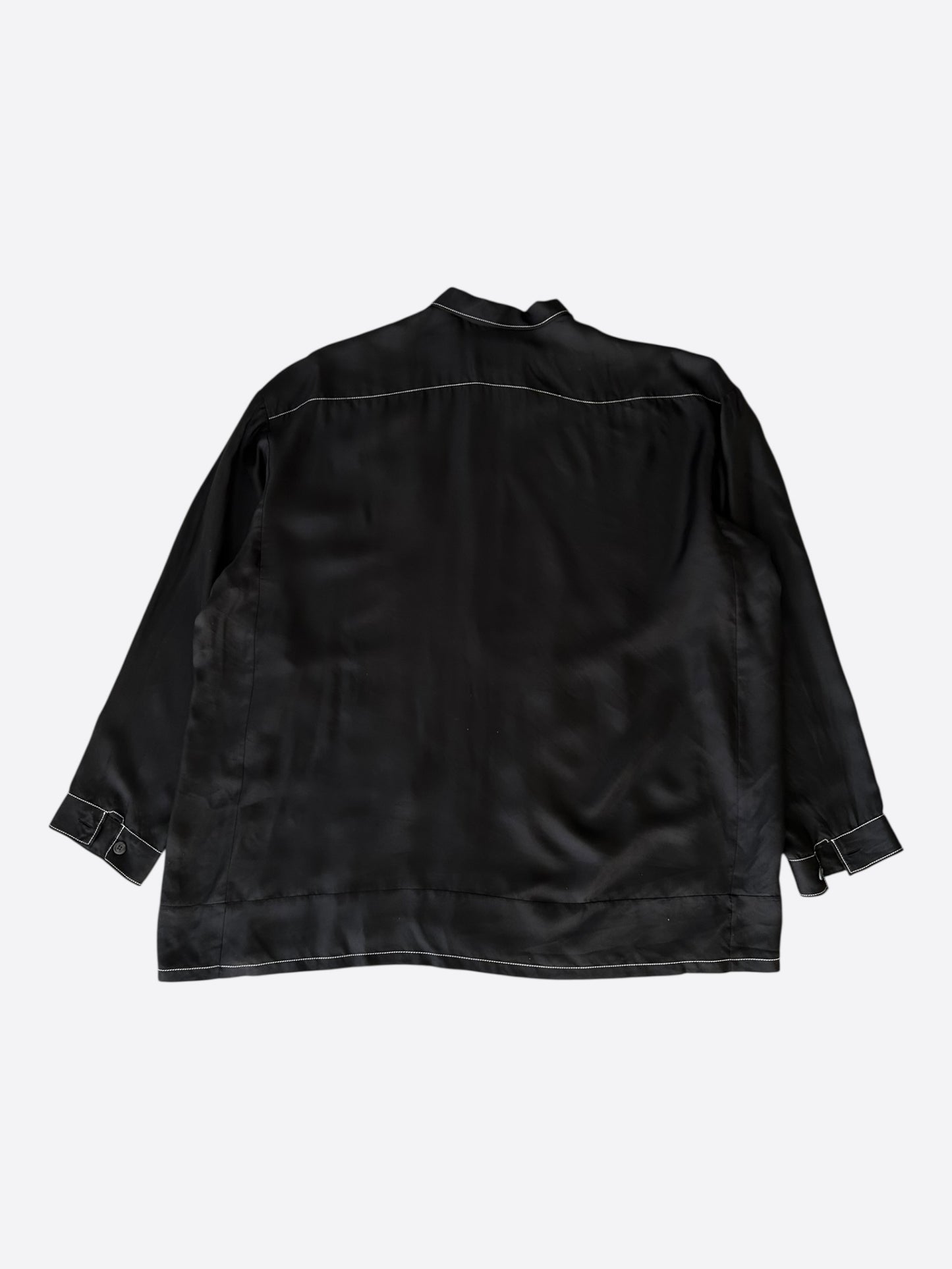 Prada Black & White Logo Shirt