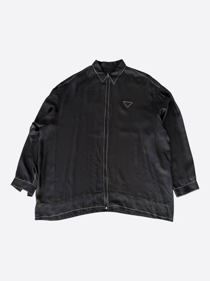 Prada Black & White Logo Shirt