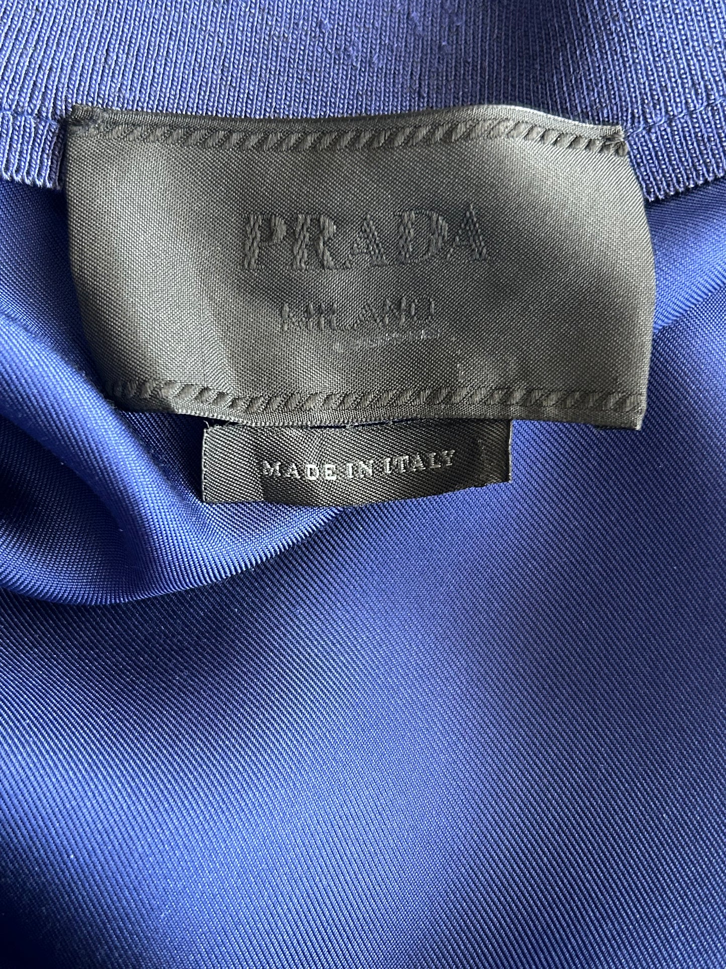 Prada Blue & White Logo Track Jacket