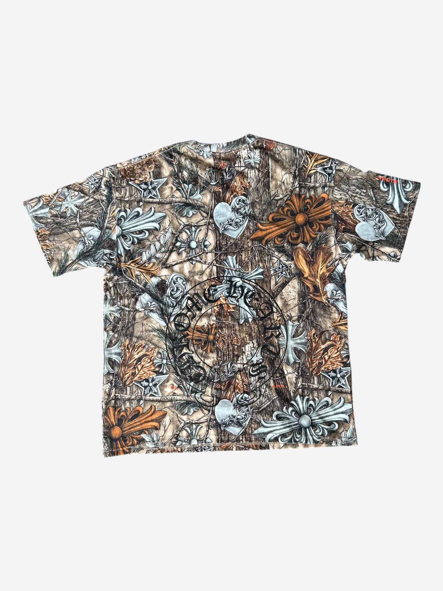 Chrome Hearts Nike NOCTA Camouflage Horseshoe Logo T-Shirt