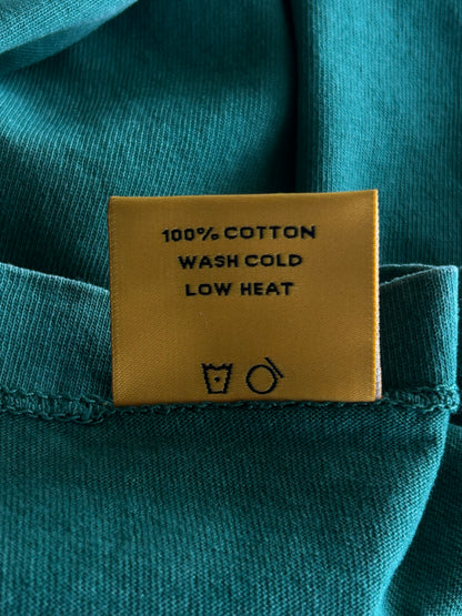 Gallery Dept Vintage Green & White Logo T-Shirt