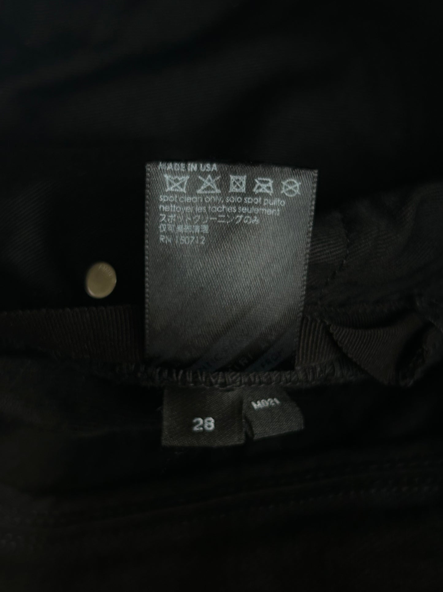 Amiri Black OD & White Arts District Logo Jeans