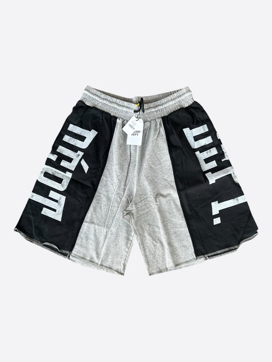 Gallery Dept Grey & Black Session Sweat Shorts