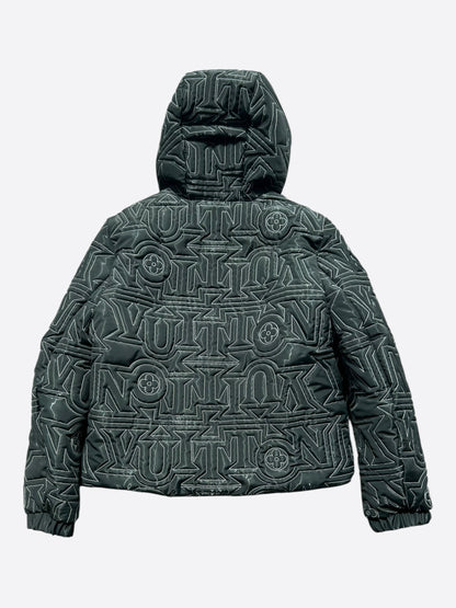 Louis Vuitton Black & White Snow Capsule Puffer Jacket
