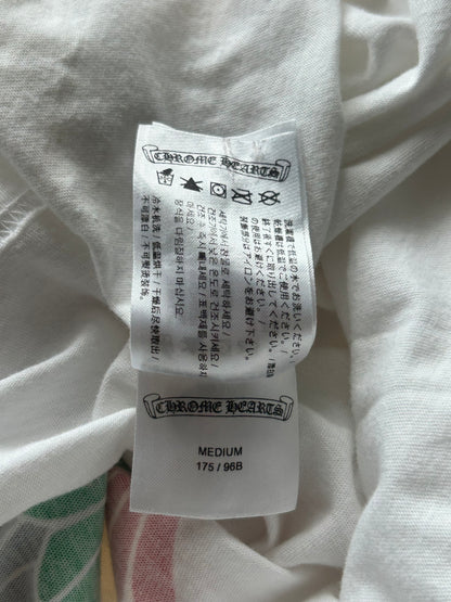 Chrome Hearts White Multicolor Cross T-Shirt