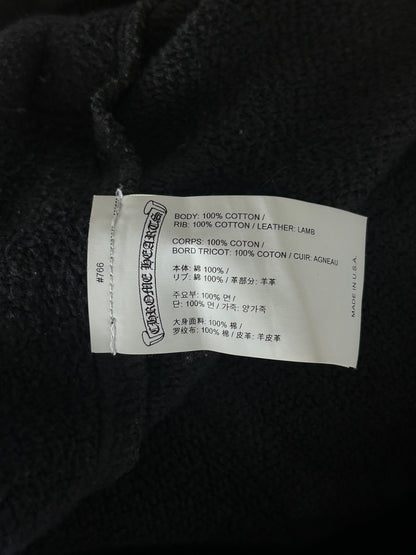 Chrome Hearts Black Triple Cross Patch Paper Jam Sweatpants