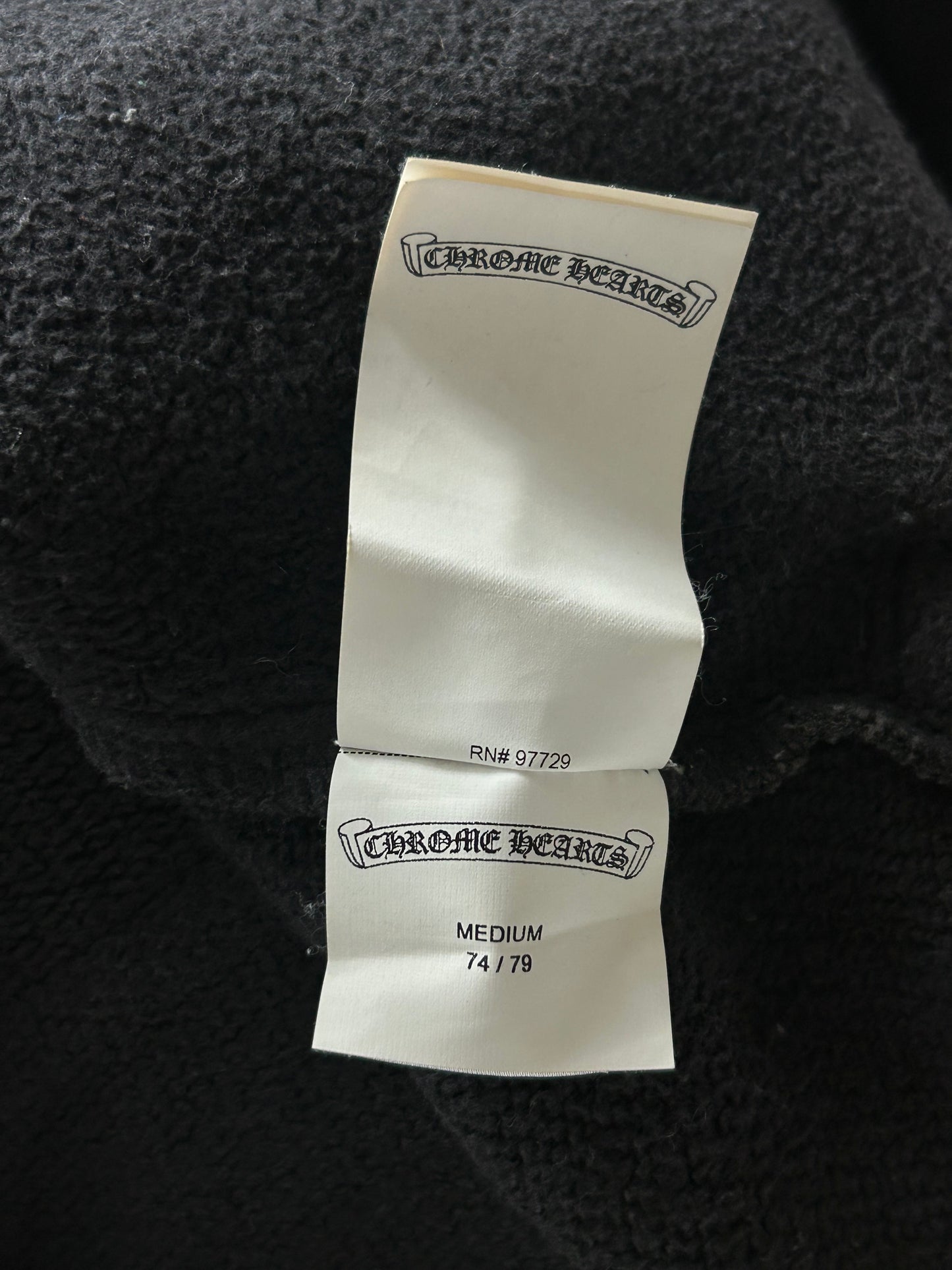 Chrome Hearts Black Triple Cross Patch Paper Jam Sweatpants