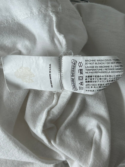 Chrome Hearts White & Black T-Bar Logo T-Shirt