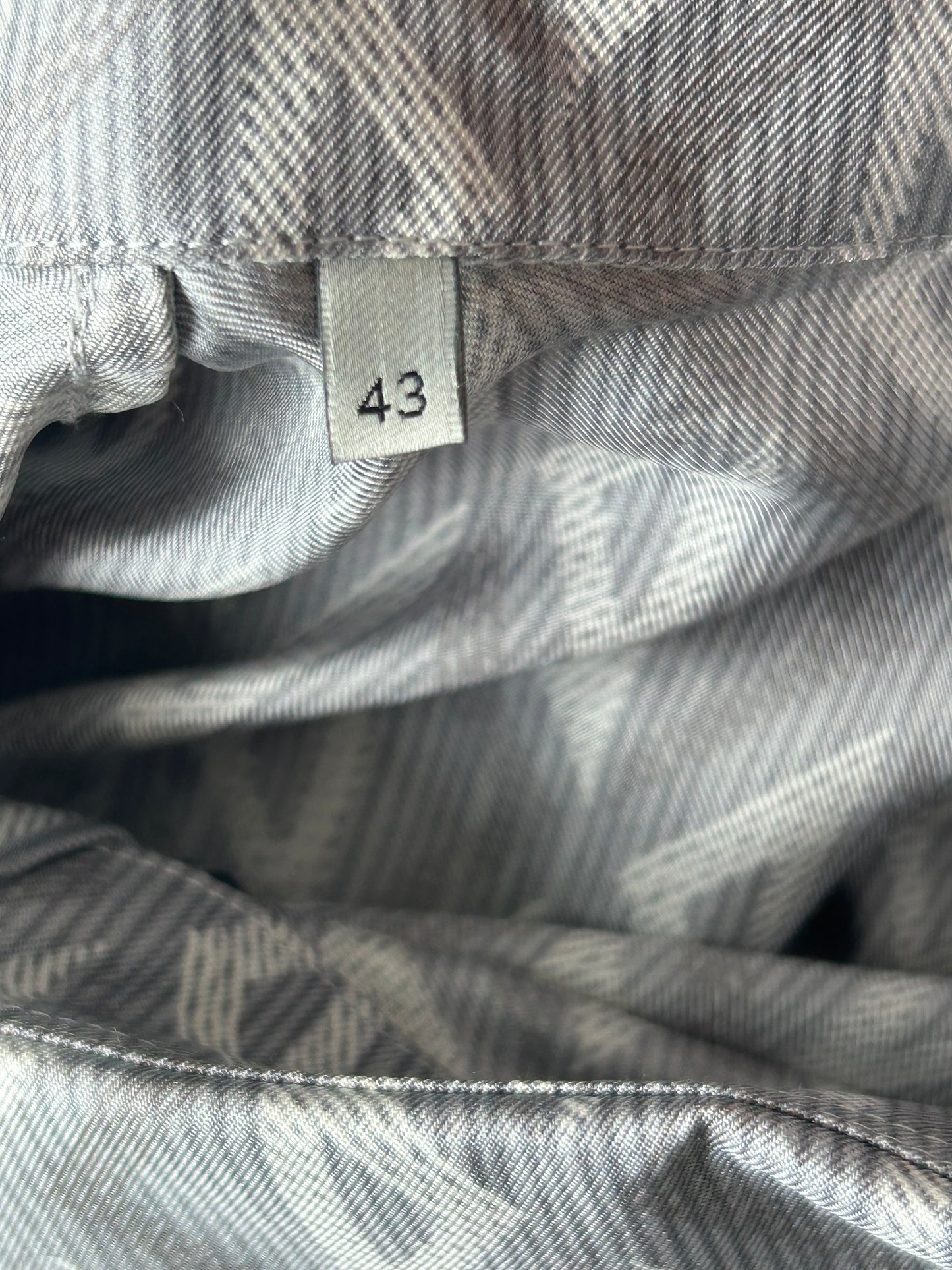 Dior Grey CD Diamond Silk Button Up Shirt