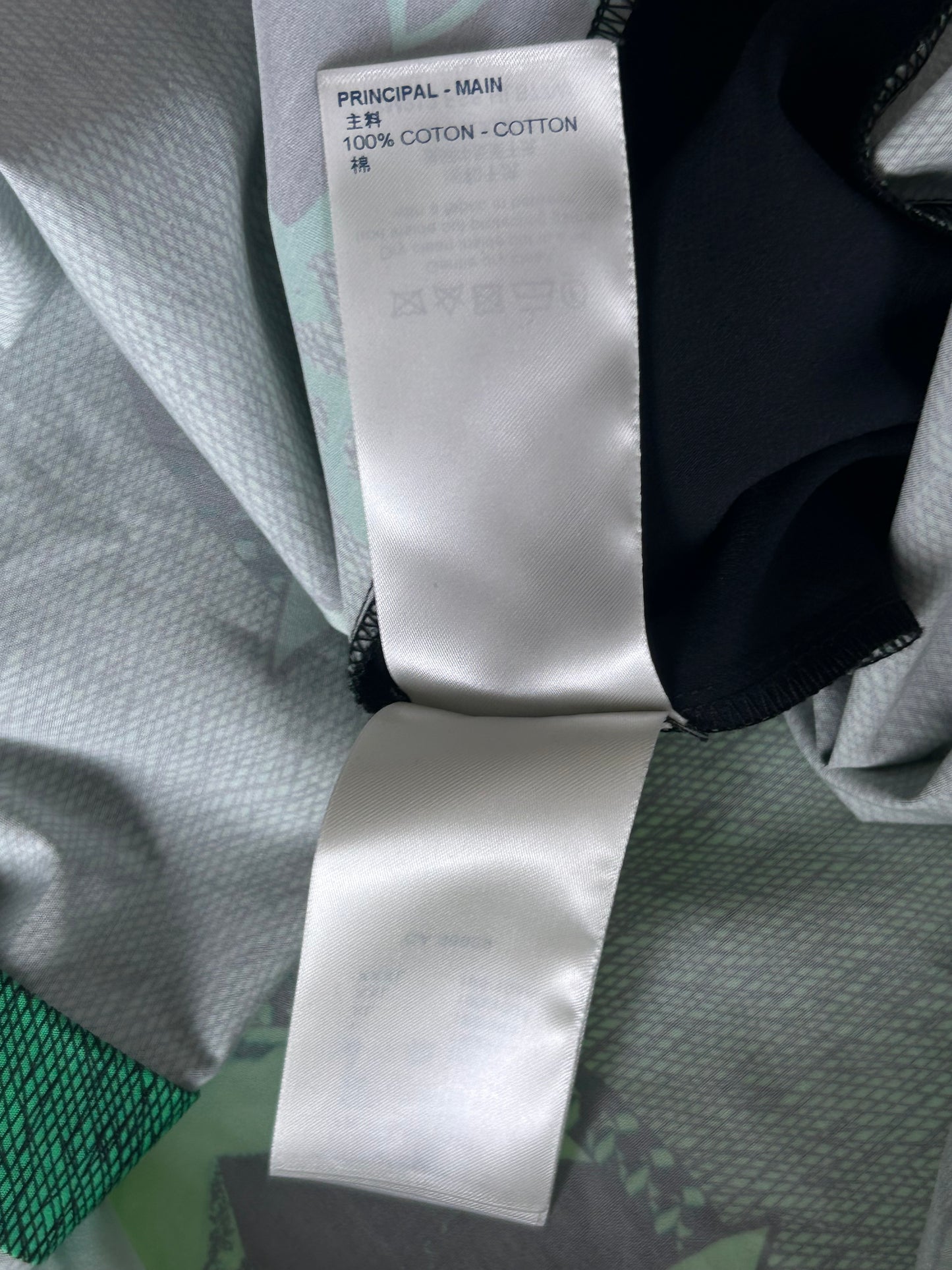 Louis Vuitton Green & Black Monogram Shirt