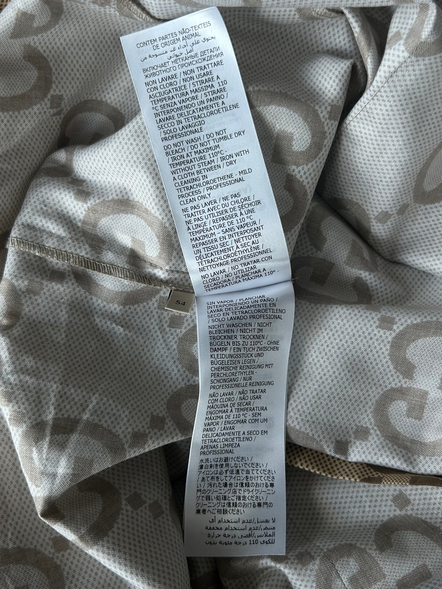 Gucci Tan & Brown GG Monogram Button Up Shirt