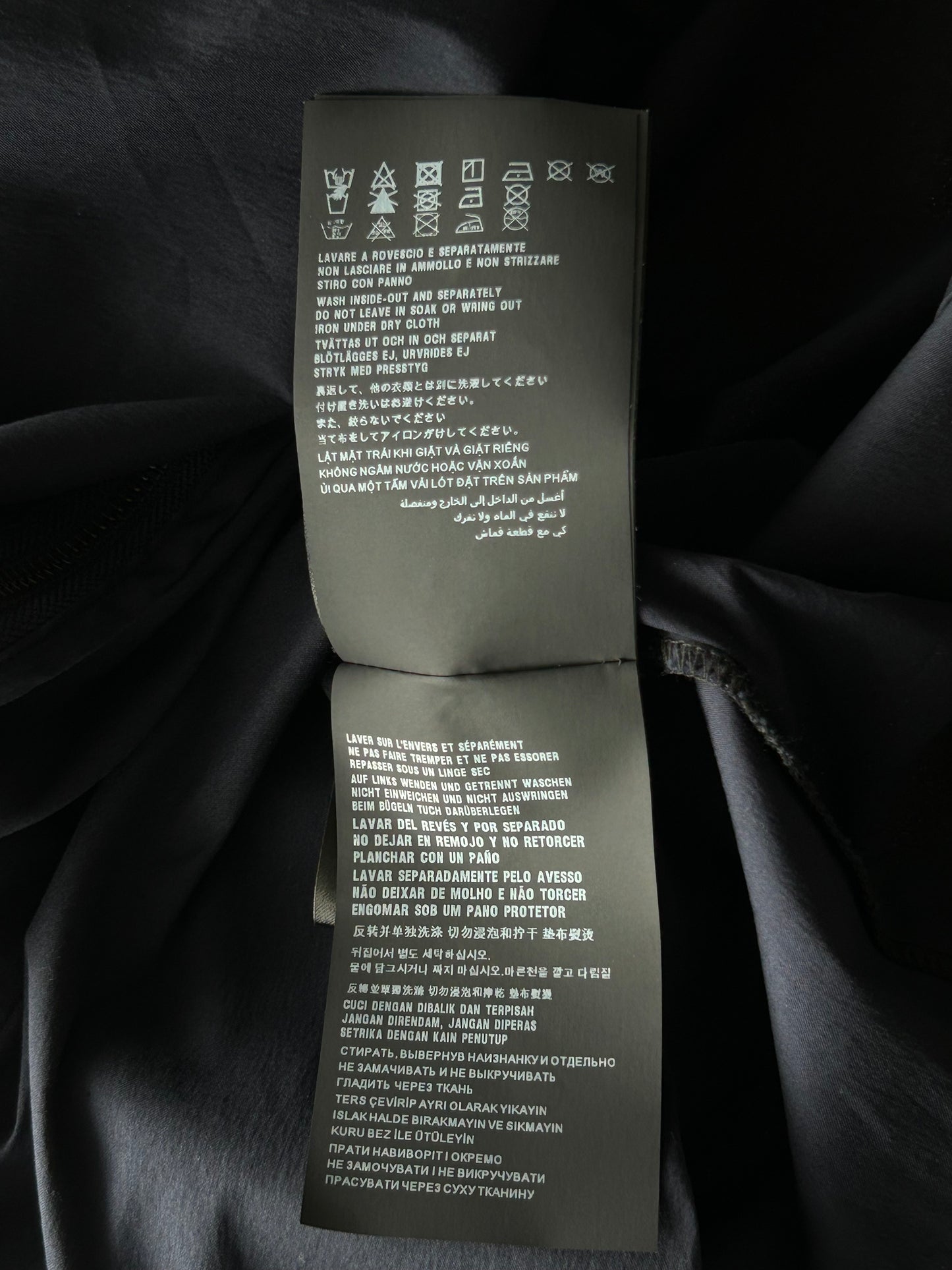 Prada Blue & White Logo Zip Up Windbreaker