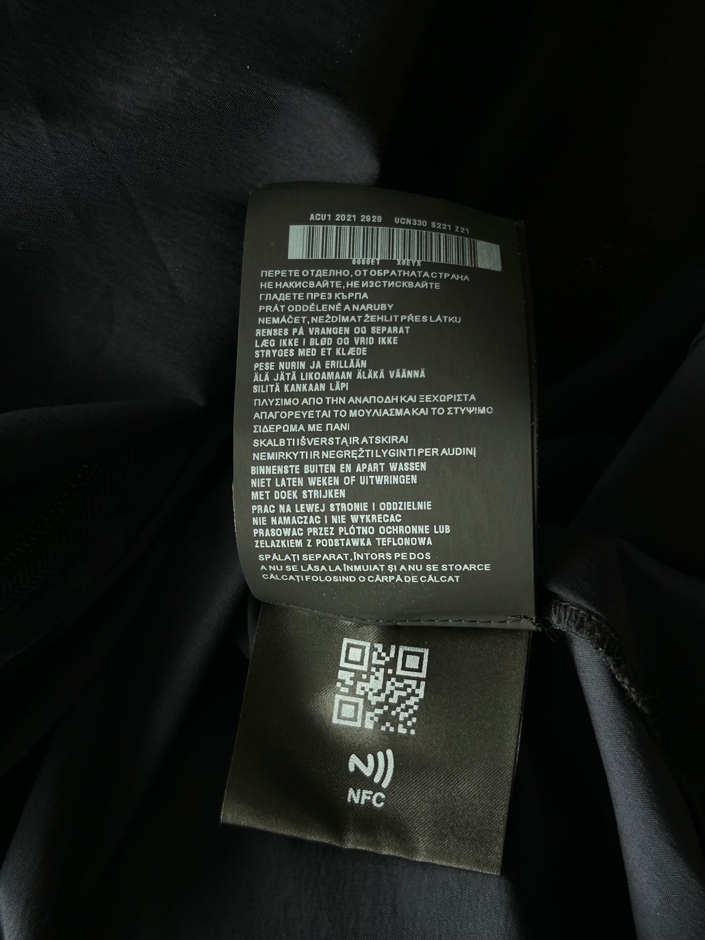 Prada Blue & White Logo Zip Up Windbreaker