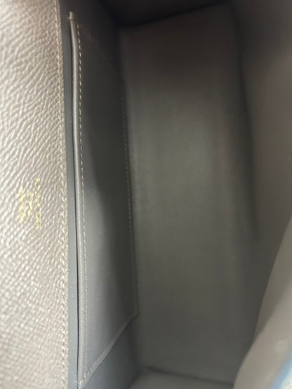 Hermes Grey Epsom & Gold Hardware Kelly Pochette