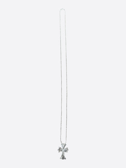Chrome Hearts Transparent Silichrome Cross Necklace