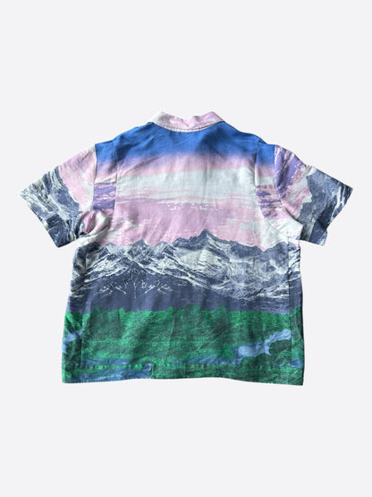 Louis Vuitton Multicolor Landscape Button Up Shirt