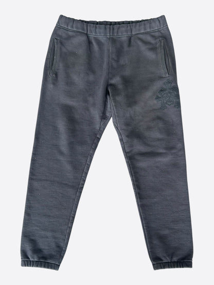 Chrome Hearts Black Triple Cross Patch Paper Jam Sweatpants