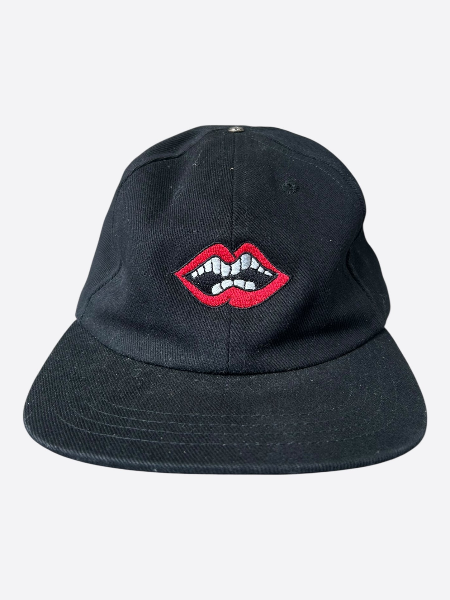 Chrome Hearts Matty Boy Black Embroidered Chomper Hat