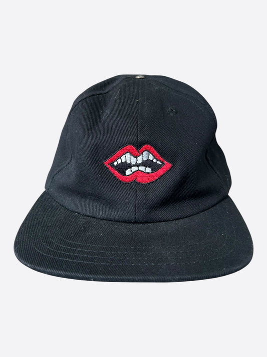 Chrome Hearts Matty Boy Black Embroidered Chomper Hat