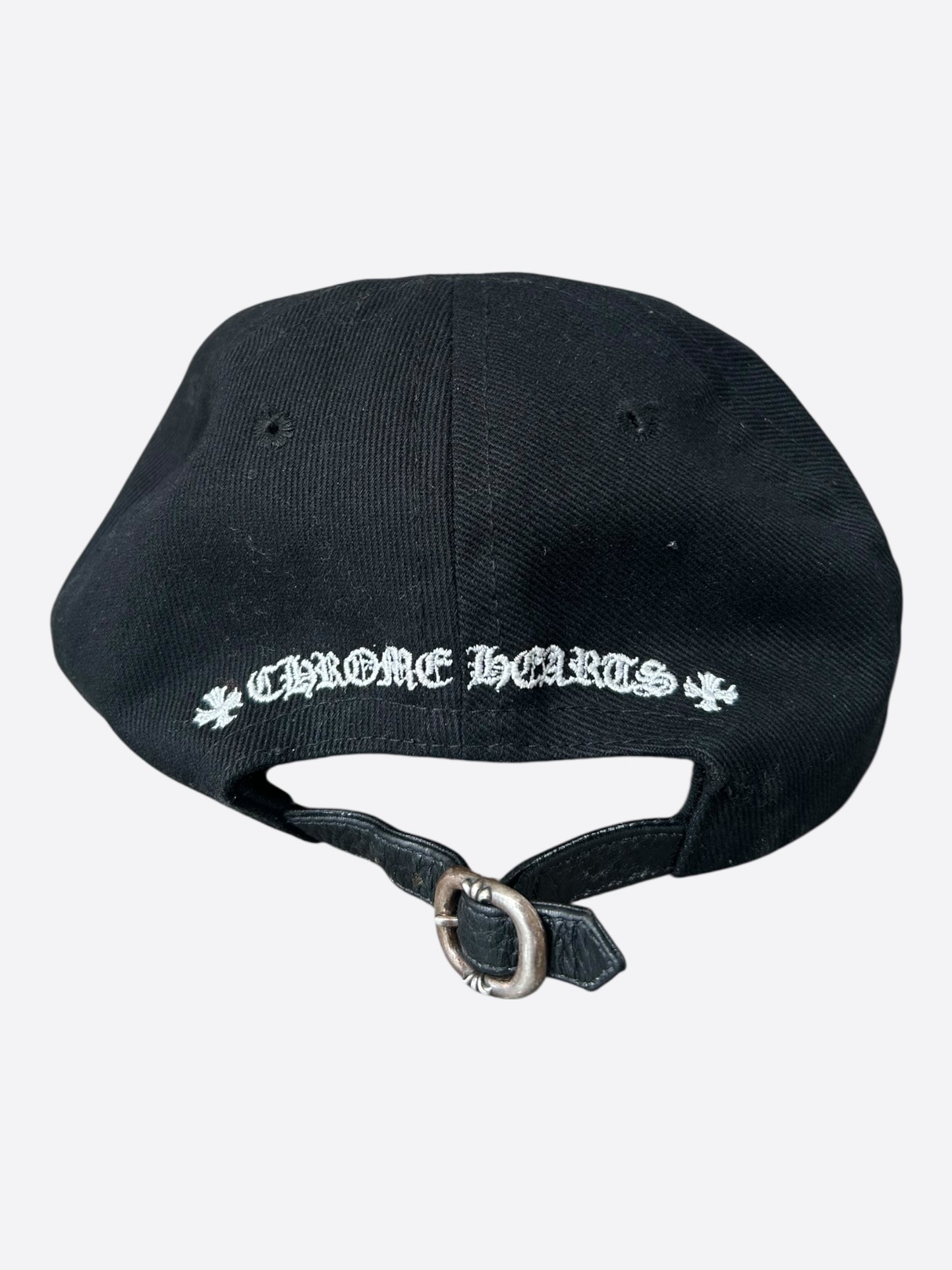 Chrome Hearts Matty Boy Black Embroidered Chomper Hat