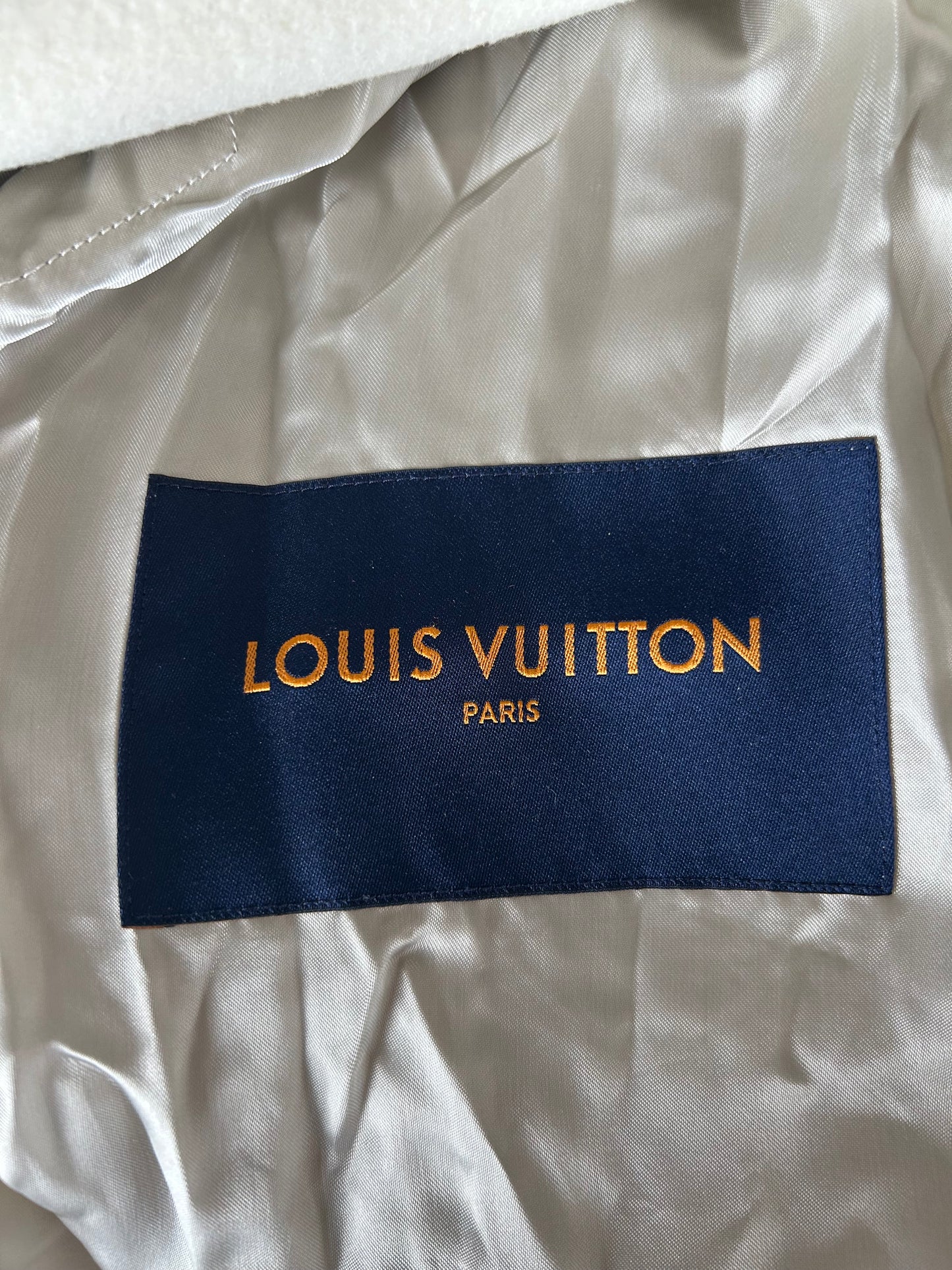 Louis Vuitton White & Blue Bunny Varsity Jacket