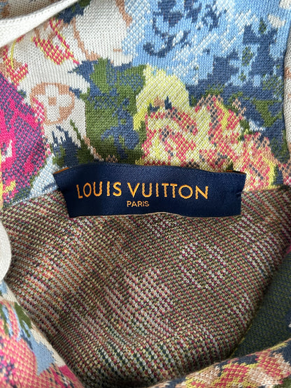 Louis Vuitton Beige Floral Monogram Tapestry Hoodie