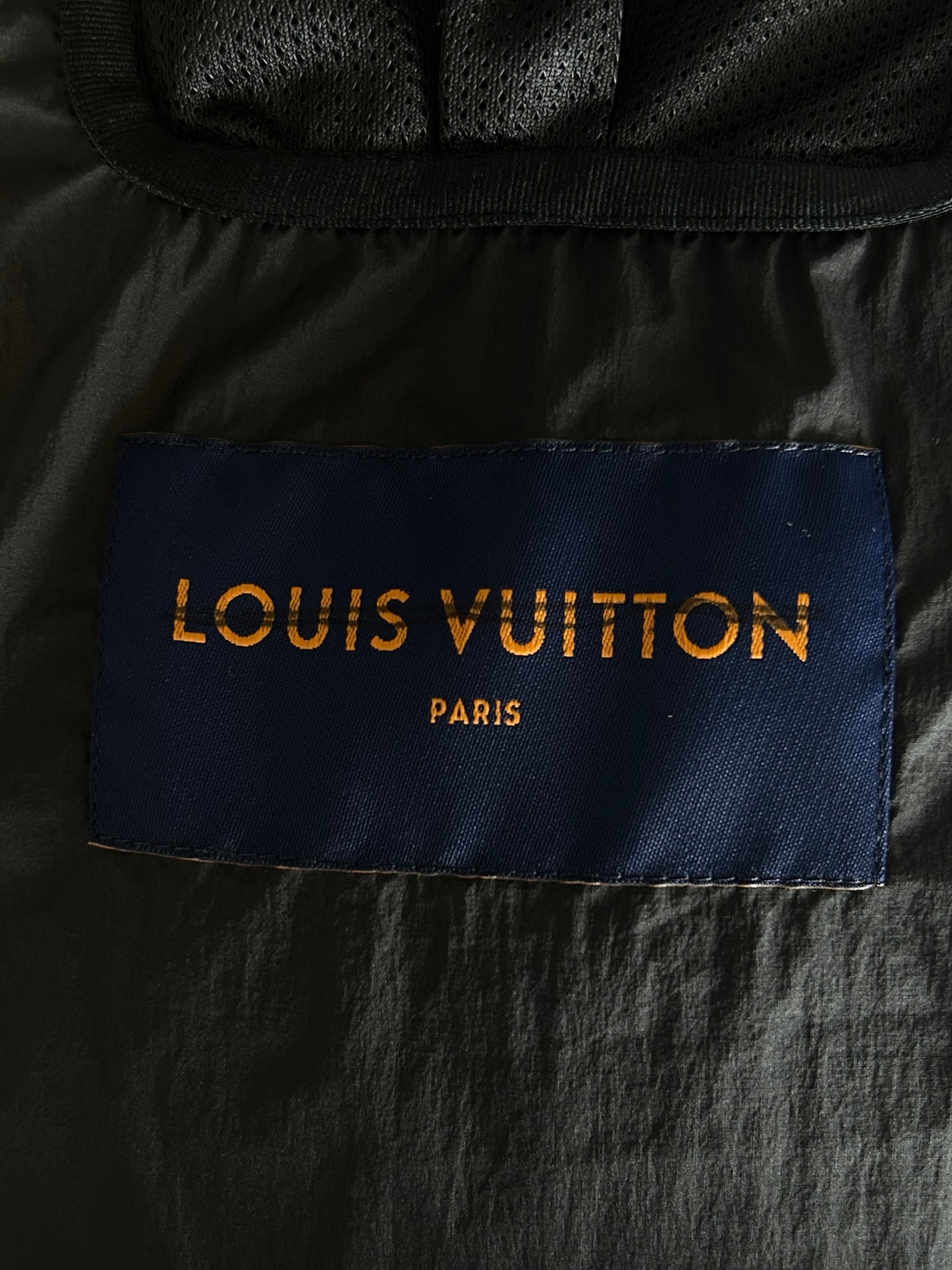 Louis Vuitton Black & Grey 2054 Monogram Heat Reflective Puffer Jacket
